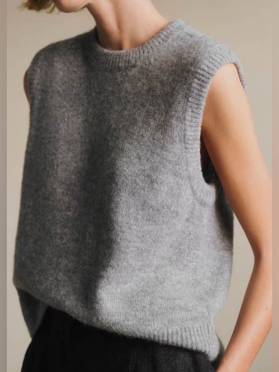 Sezane Sweaters - Sezane Samuel Jumper Mottled Gray Size XL NWT